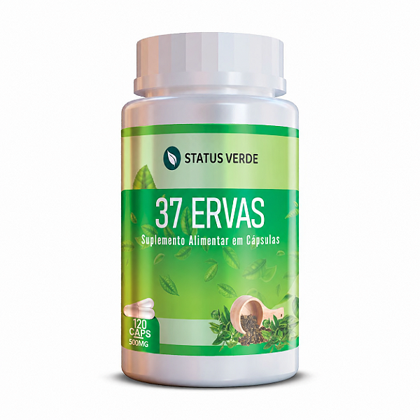 37 Ervas 120Cáps 500mg Status Verde