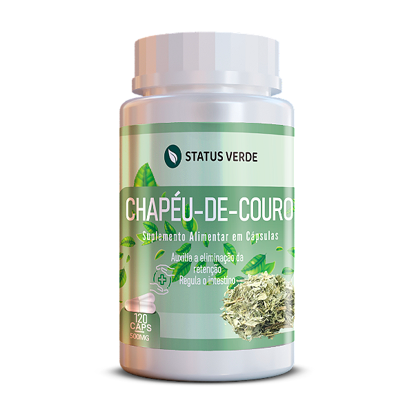 Chapéu de Couro 120Cáps 500mg Status Verde