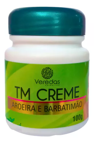 TM Creme Aroeira e Barbatimão 100g - Veredas Cosméticos