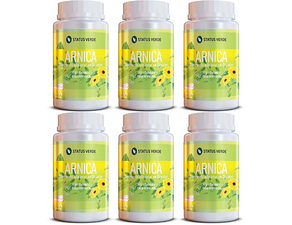 Kit 6 Arnica 720Cáps 500mg Status Verde