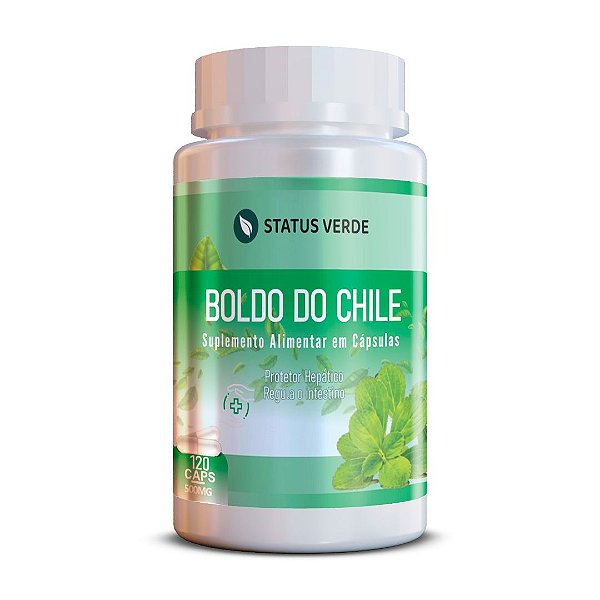 Boldo do Chile 120Cáps 500mg Status Verde