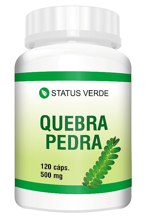 Quebra Pedra 120Cáps 500mg Status Verde