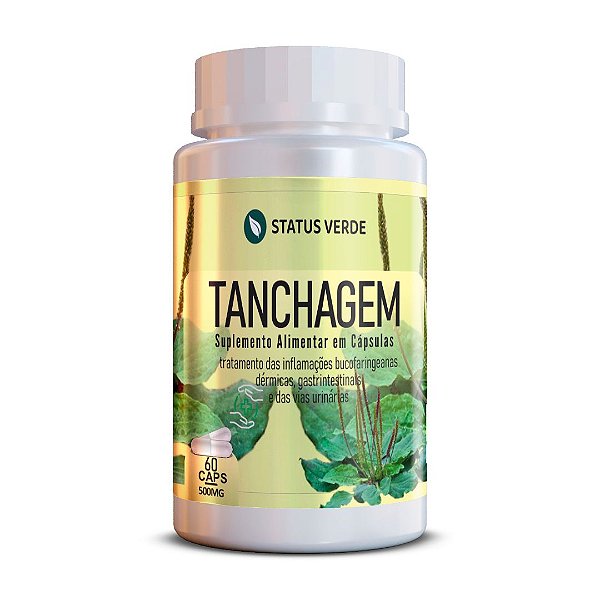 Tanchagem 60Cáps 500mg Status Verde