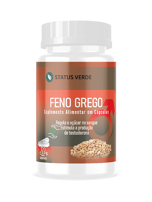 Feno Grego 120 Cápsulas 500 mg Status Verde