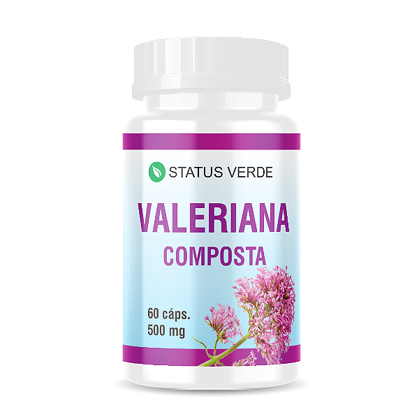Valeriana Composta 60 Cápsulas 500mg Status Verde