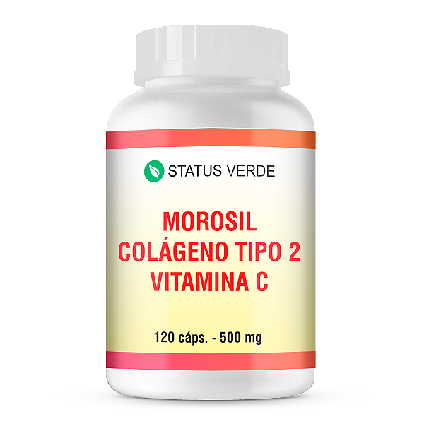 Morosil Colageno Tipo 2 Vitamina C 120 Cápsulas 500 mg Statua Verde