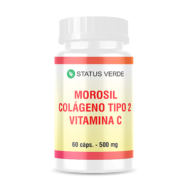 Morosil Colageno Tipo 2 Vitamina C 60 Cápsulas 500 mg Statua Verde