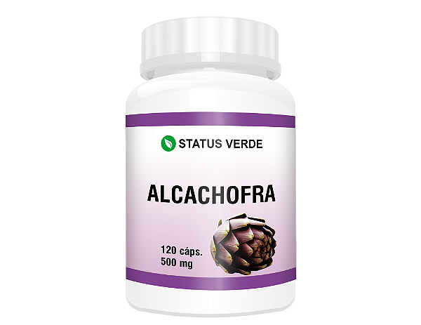 Kit 12 Alcachofra 500mg 1440 Cápsulas - Status Verde