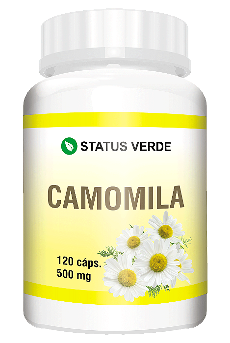Kit 12 Camomila 1440 Cápsulas 500mg - Status Verde