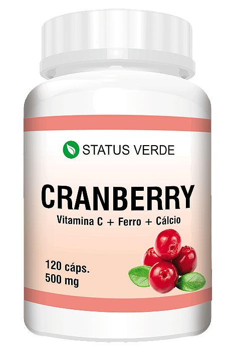 KIt 12 Cranbery 1440 Cápsulas - 500 mg Status Verde