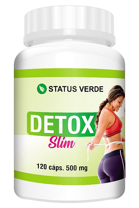 Kit 12 Detox Slim 1440 Cápsulas - 500mg Status Verde