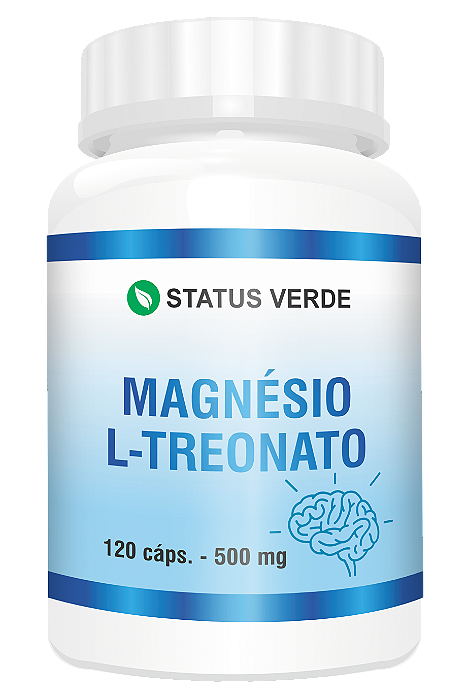 Kit 12 Magnésio L-Treonato 1440 Cápsulas 500mg - Status Verde