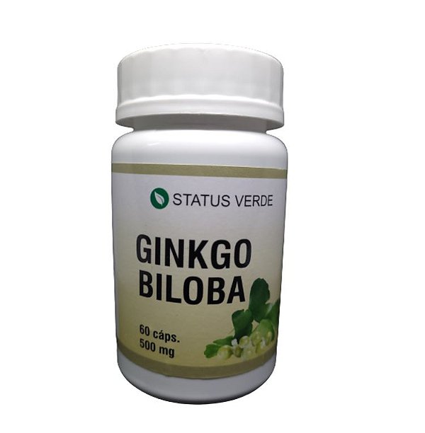 Kit 12 Status Verde Ginkgo Biloba 720  Cápsulas 500 mg
