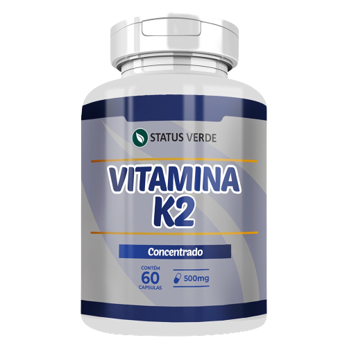 Kit 12 Vitamina K2 720 Cápsulas 500mg Status Verde
