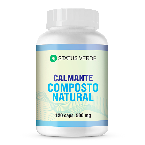 Kit 12 Calmante Composto Natural 1440 Cápsulas 500mg Status Verde