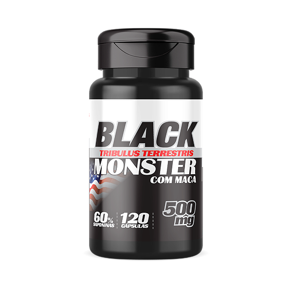 Kit 3 Black Monster com Maca 180 Cápsulas  500mg