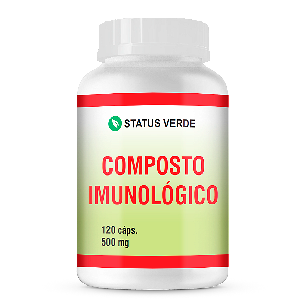 Kit 12 Composto Imunológico 1440 Cápsulas 500mg Status Verde