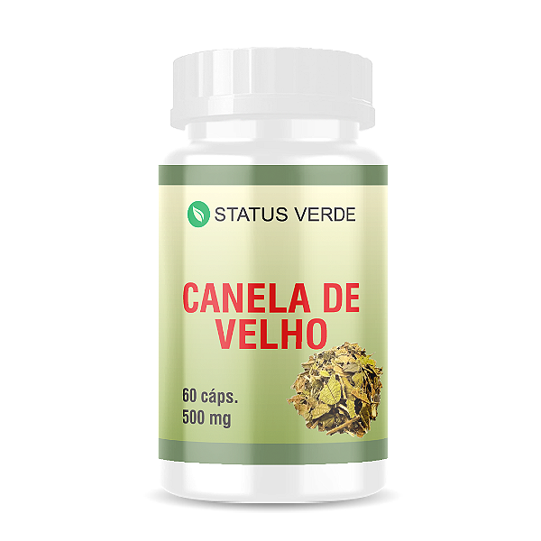 Kit 12 Canela de Velho 720 Cápsulas 500mg Status Verde