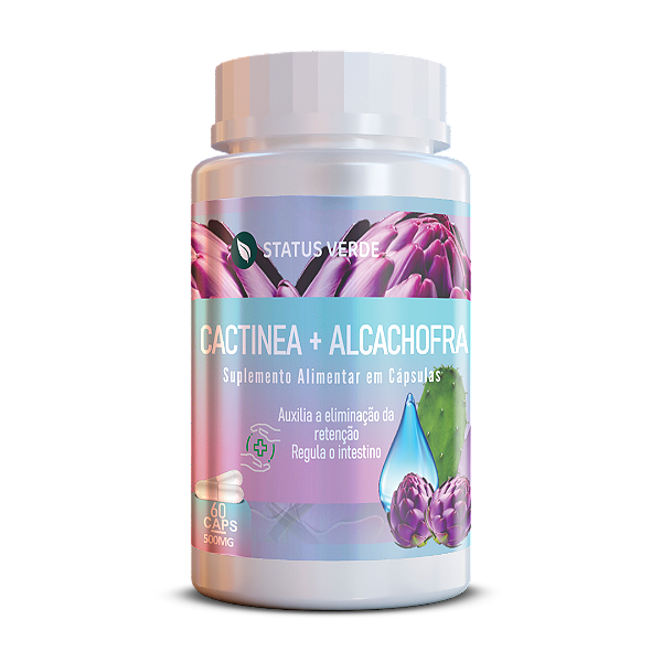 Kit 12 CactiNea + Alcachofra 720 Cápsulas 500mg Status Verde