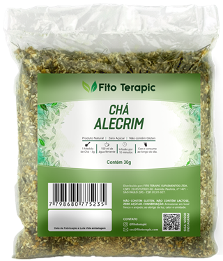 KIT 12 CHÁ ALECRIM 30g