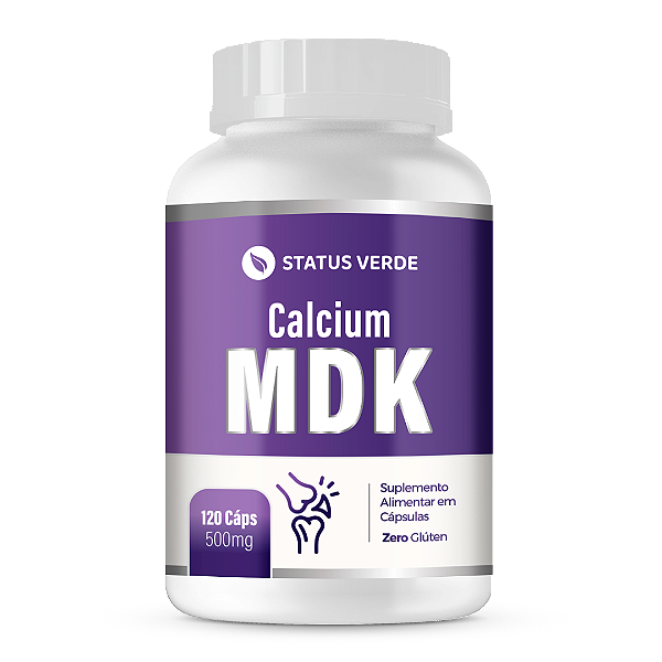Calcium MDK 120 Cápsulas 1000mg Status Verde