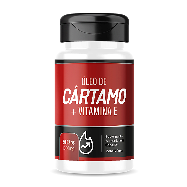 Óleo de Cartámo + Vitamina E 1000 Mg 60 Cápsulas Status Verde