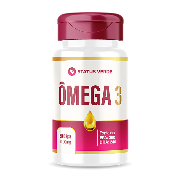 Ômega 3 - 60 Cápsulas 1000mg Status Verde