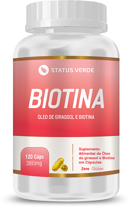 Biotina 120 Cápsulas 380 mg Status Verde