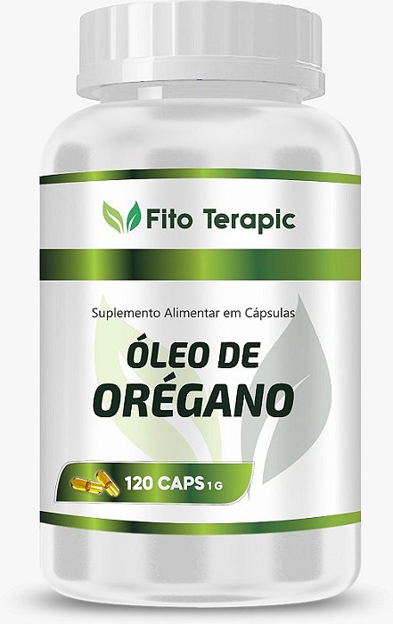 Óleo de Orégano 120 Cápsulas 1000 mg
