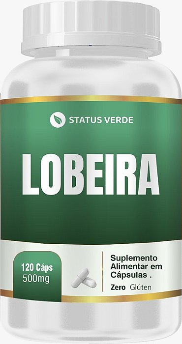 Lobeira 500mg 120 Cápsulas Status Verde