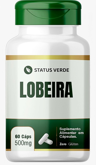 Lobeira 500mg 60 Cápsulas Status Verde