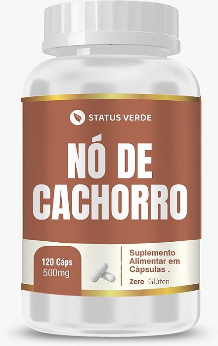 Nó de Cachorro 500 mg 120 Cápsulas Status Verde