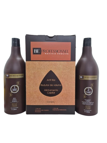 Kit Progressiva Alinhamento Capilar Pro Life - Liso Perfeito e Duradouro!