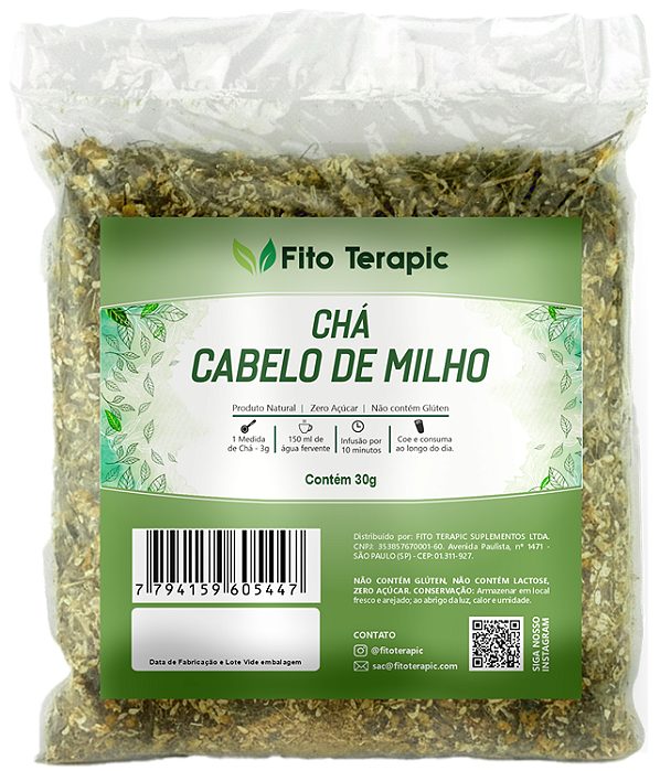 CHÁ CABELO DE MILHO 30G