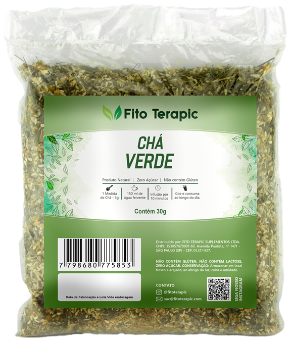 KIT 12 Chá Verde 30g