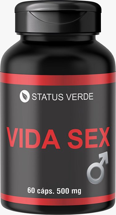 Vida Sex 500mg 60 Cápsulas - Status Verde
