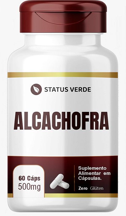 Alcachofra 60 Cápsulas 500 mg Status Verde