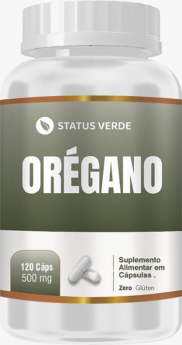 Kit 12 Orégano 120 x 12  Cápsulas 500mg Status Verde