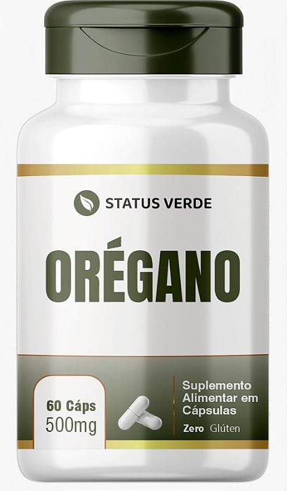 Orégano 60 Cápsulas 500mg Status Verde