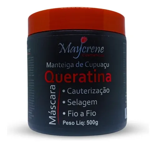 Máscara Capilar Queratina e Manteiga de Cupuaçu Maycrene - 500g