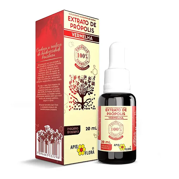 Extrato de Própolis Vermelha Apis Flora 20ml