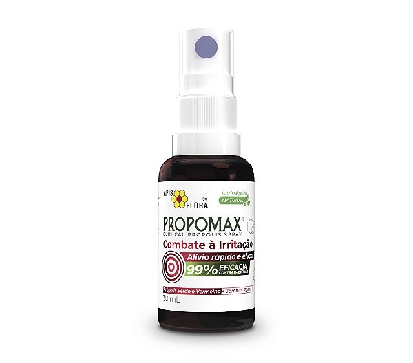 Spray de Própolis Propomax Clinical Apis Flora Combate à Irritação 30ml