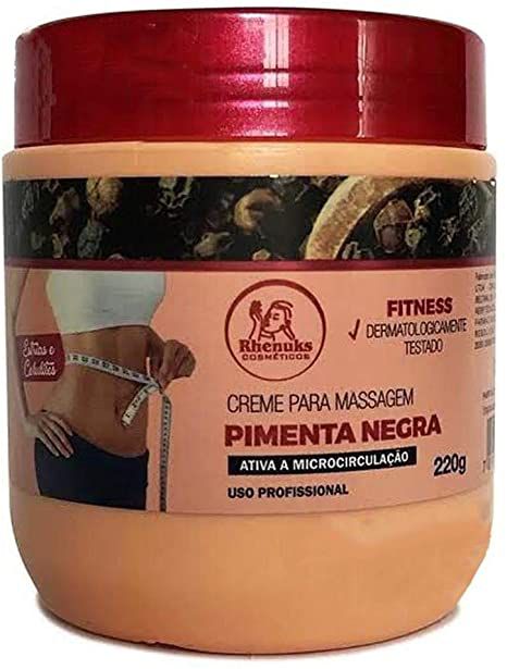 Creme de massagem Pimenta Negra 220g – Rhenuks