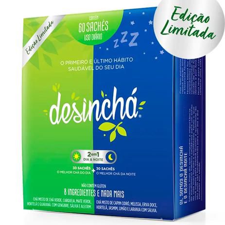 Desincha misto dia & noite 60 saches - Desinchá