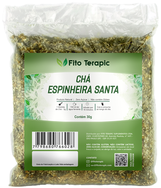 KIT 12 CHÁ ESPINHEIRA SANTA 30g