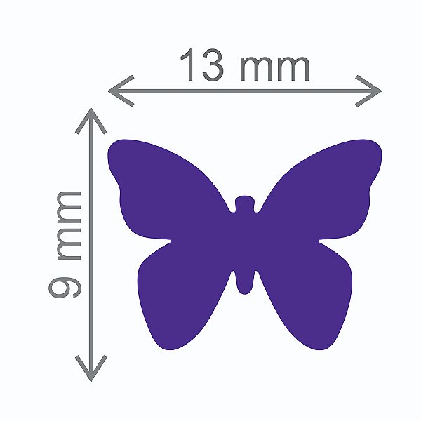 Furador Artesanal Regular Premium Borboleta - 9mm x 13mm