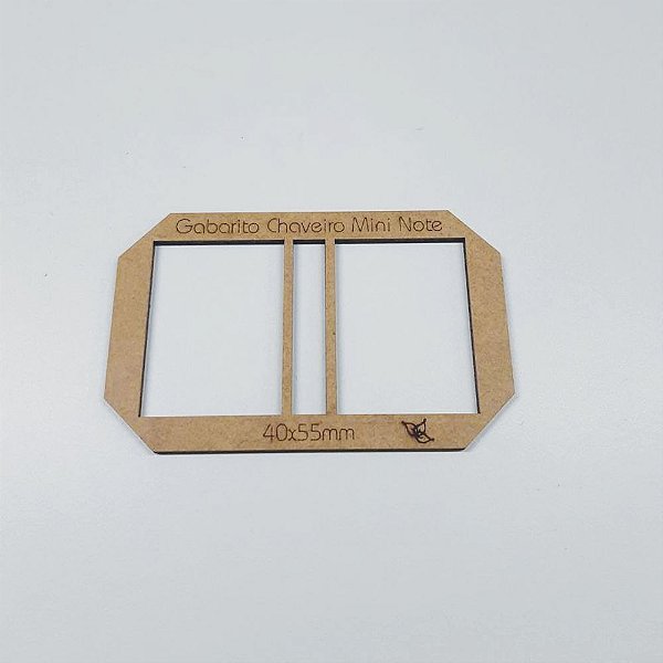 Gabarito 40mm x 55mm - Bloco de Notas