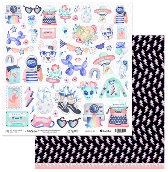 Scrap Dupla Face My Star - MMCMS-01