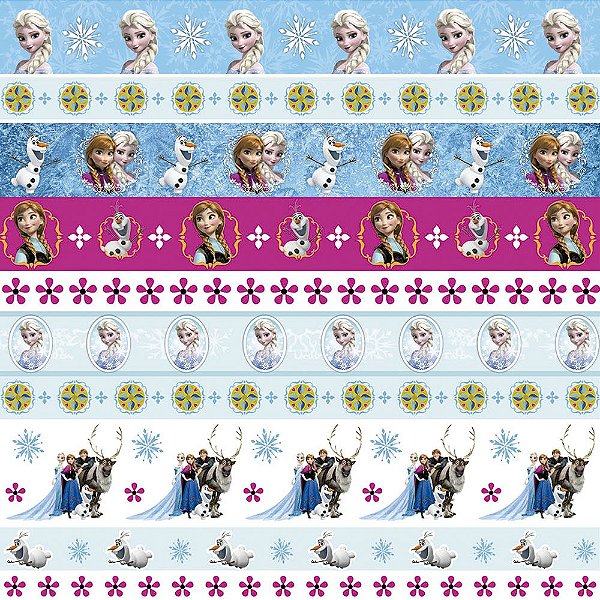 Scrap Dupla Face Frozen 2 Faixas - 19685 - Toke e Crie