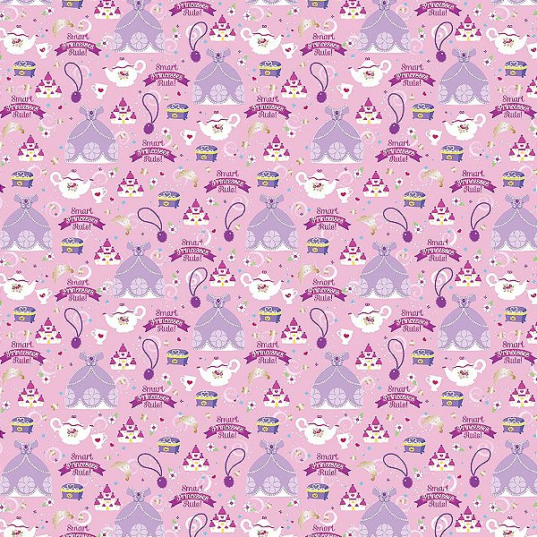 Scrap Dupla Face Princesinha Sofia 1 Estampado - 19346 - Toke e Crie